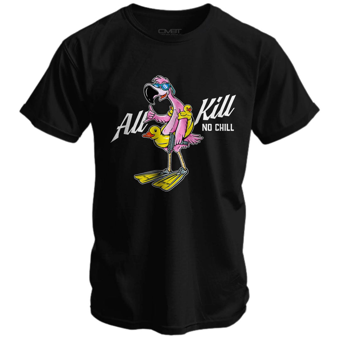One Revolver Surfboards - All Kill No Chill Flamingo Men's T-Shirt GRAPHIC T-SHIRT