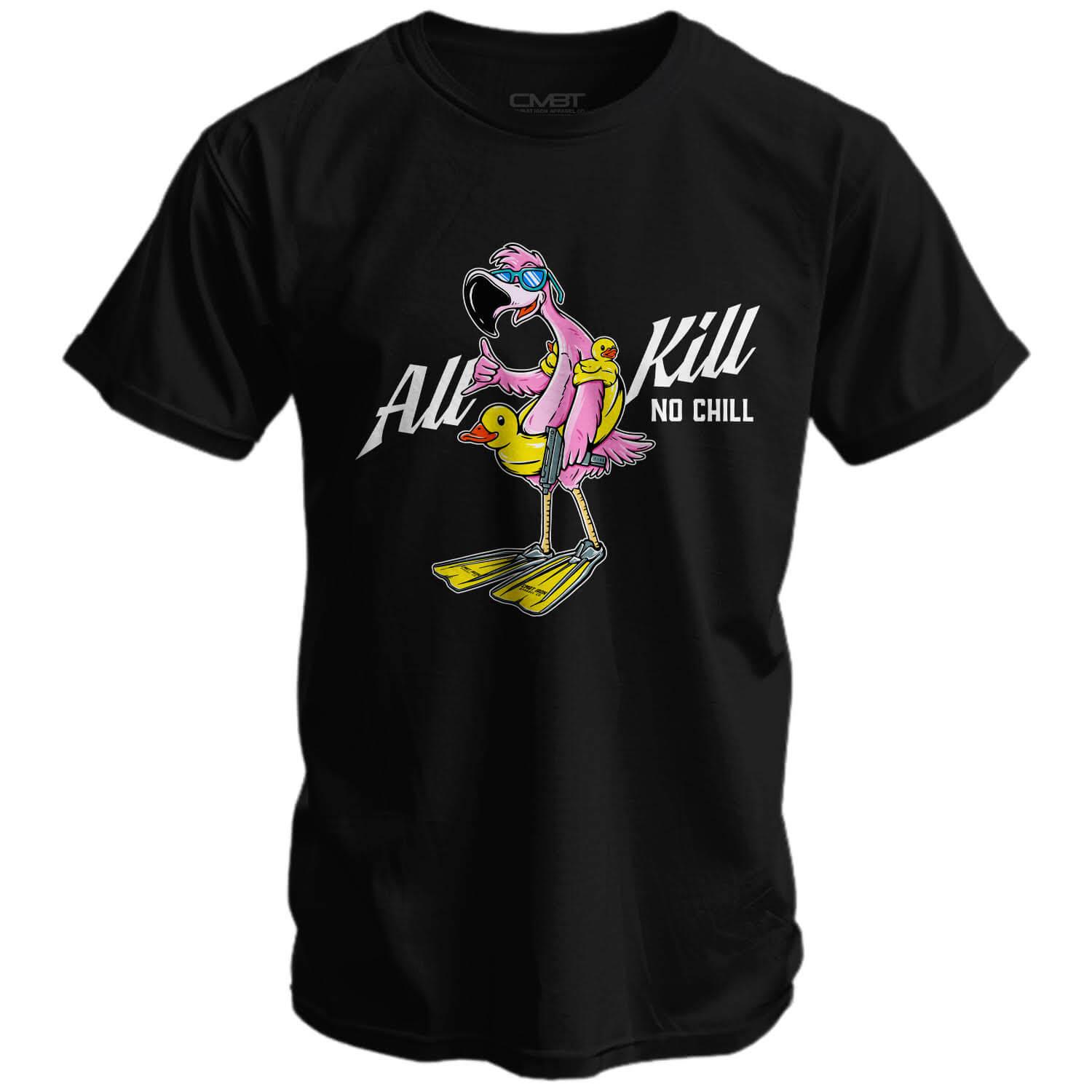 One Revolver Surfboards - All Kill No Chill Flamingo Men's T-Shirt GRAPHIC T-SHIRT