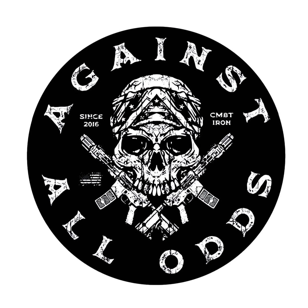 One Revolver Surfboards - Against All Odd's Skull Decal DECAL