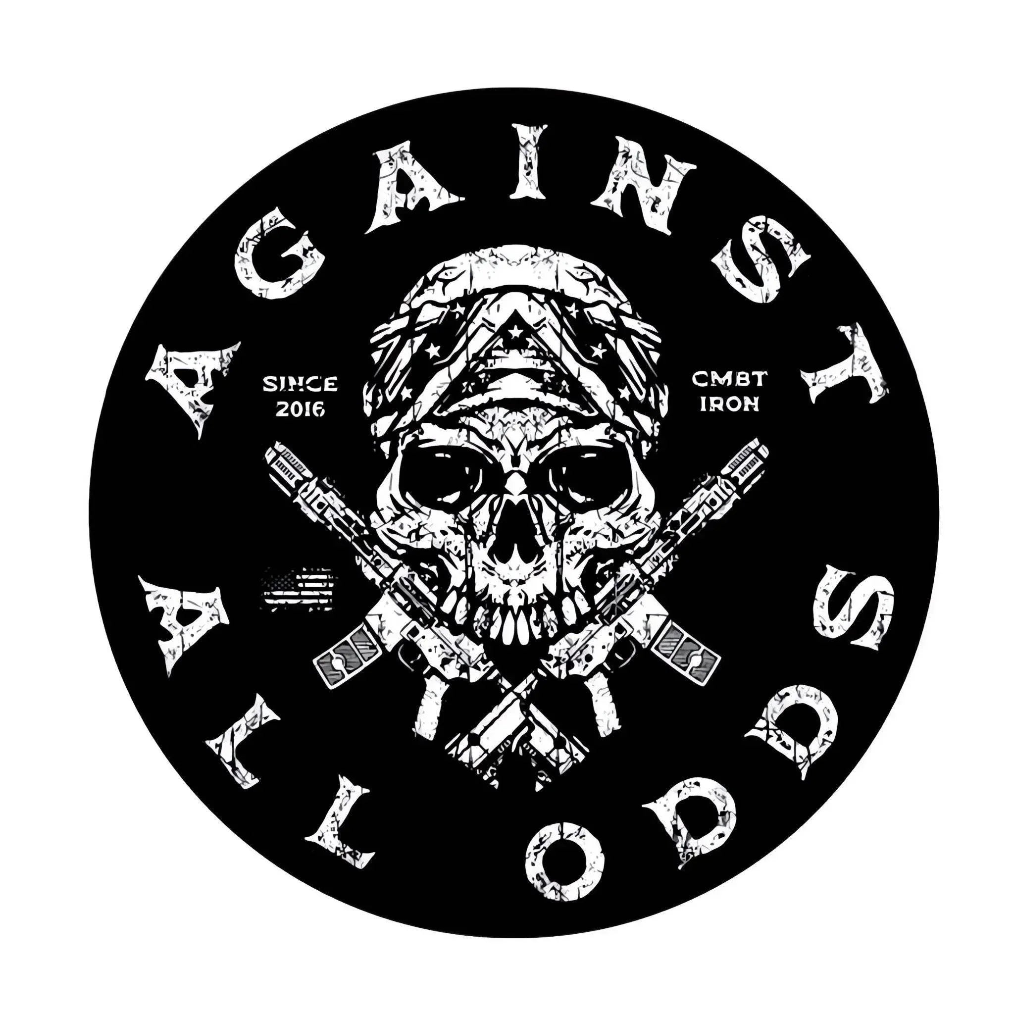 One Revolver Surfboards - Against All Odd's Skull Decal DECAL