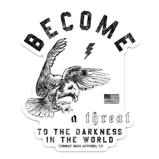 One Revolver Surfboards - Become A Threat To The Darkness Of The World Decal DECAL