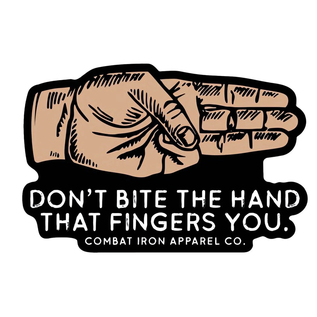 One Revolver Surfboards - Don't Bite The Hand That Fingers You Decal DECAL