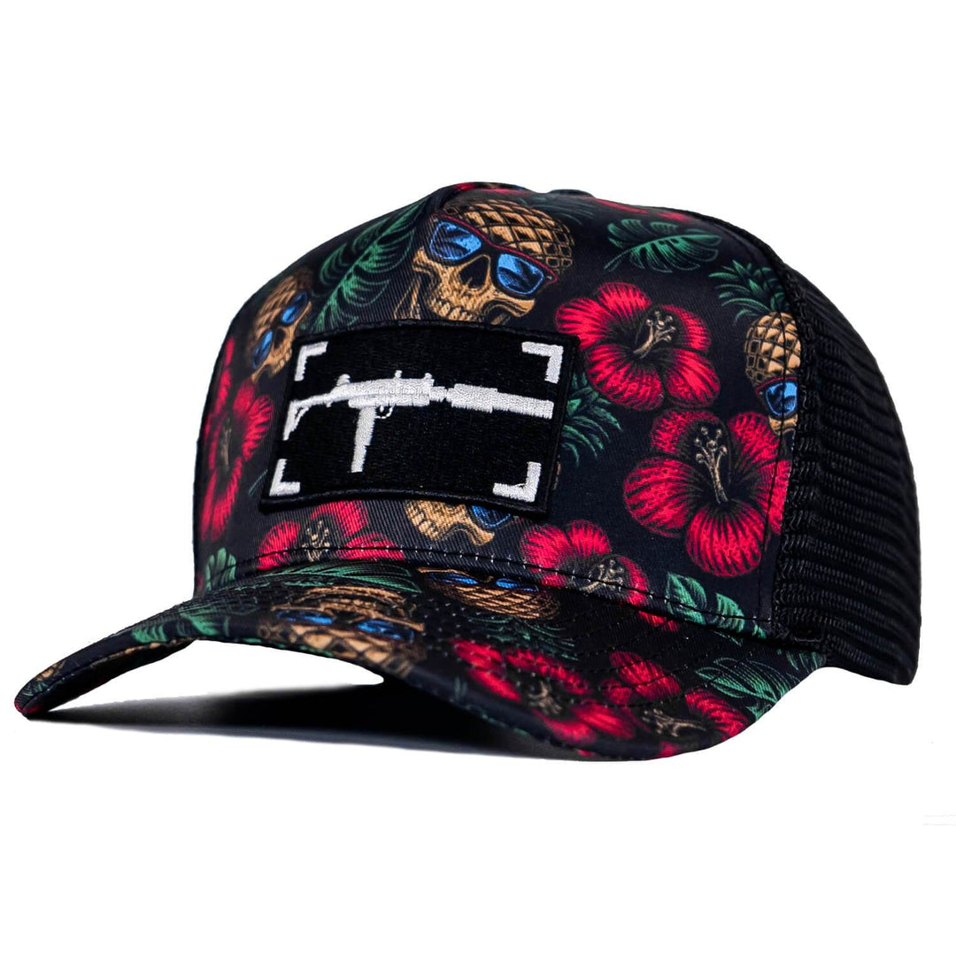 Uzi Patch Black Pineapple Express Flatbill Snapback Hat - One Revolver Surfboards