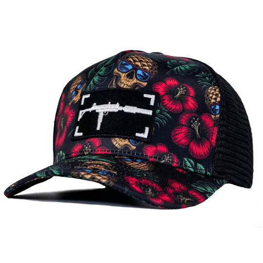 Uzi Patch Black Pineapple Express Flatbill Snapback Hat - One Revolver Surfboards