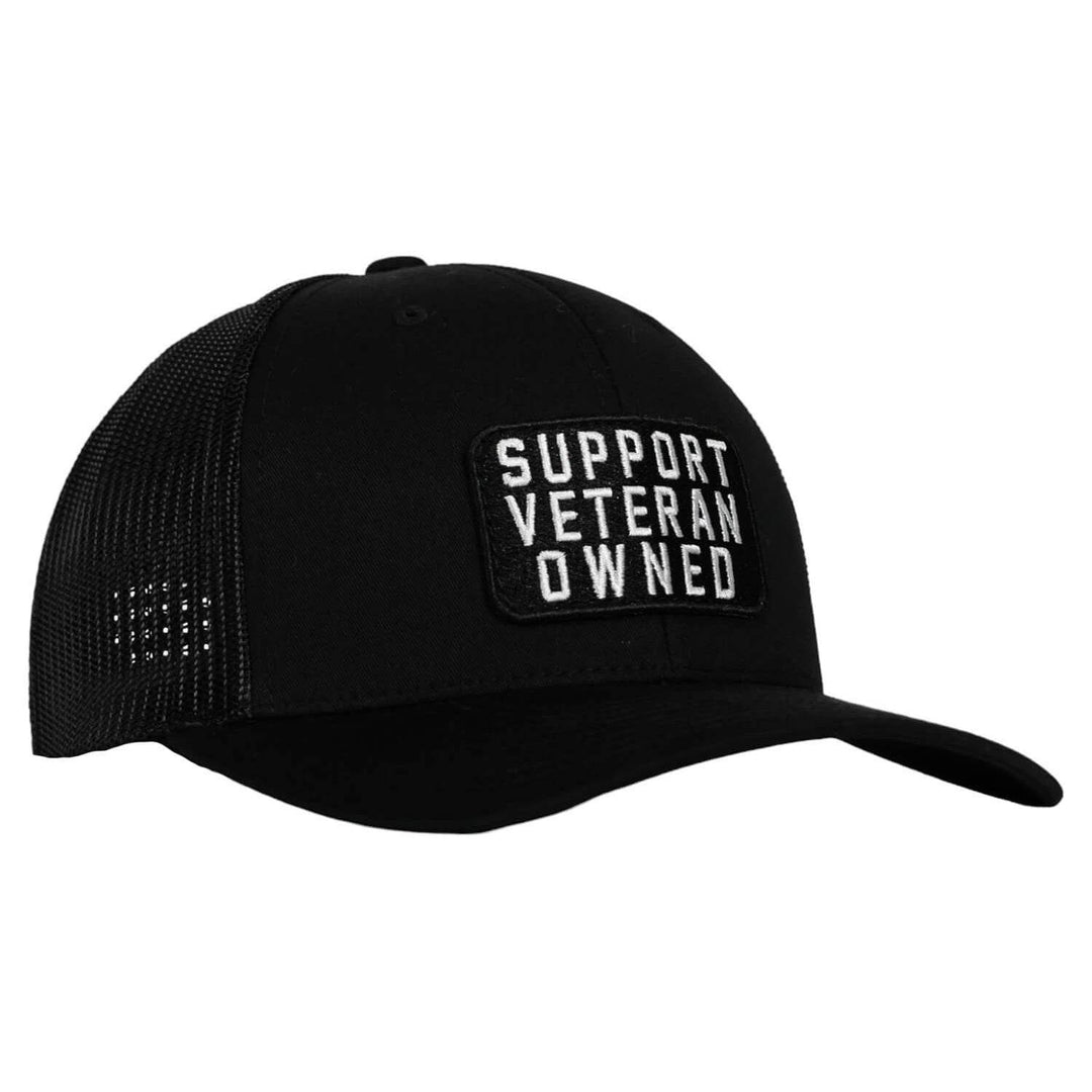 Support Veteran Owned Patch Mid-Profile Mesh Snapback - One Revolver Surfboards