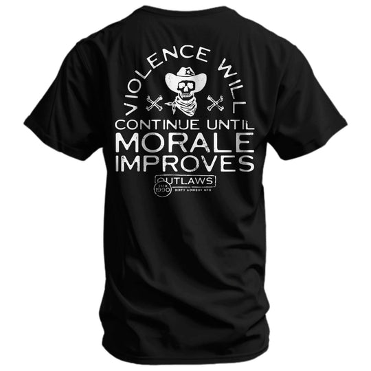 Violence Will Continue Until Morale Improves Men's T-Shirt - One Revolver Surfboards