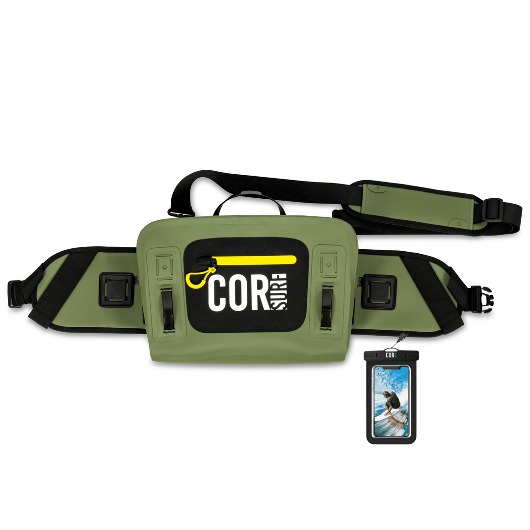 Molokai Waterproof Lumbar Pack - 8L (Free IPX8 Cell Phone Case) - One Revolver Surfboards
