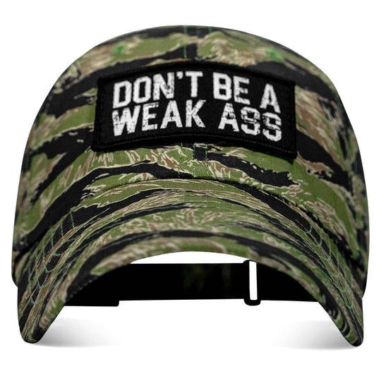 Don't Be A Weak Ass Patch Low Profile RipStop Hat - HEADWEAR - One Revolver Surfboards