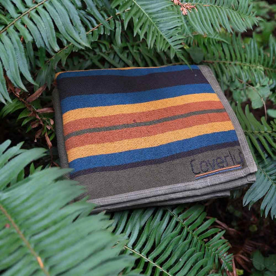 Canvas Camping Blanket - Waxed Canvas Outdoor Blanket / Bushcraft Blanket - One Revolver Surfboards