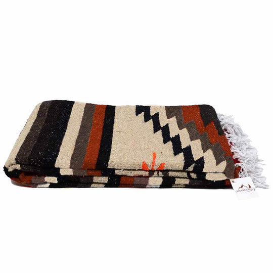 Tan Mexican Diamond Yoga Blanket - One Revolver Surfboards