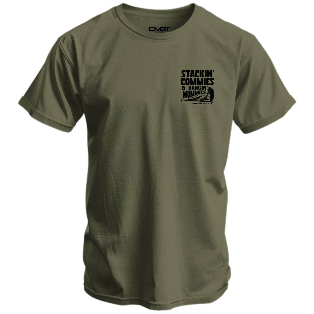 Stackin' Commies & Bangin' Mommies Men's T-Shirt - One Revolver Surfboards