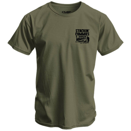 Stackin' Commies & Bangin' Mommies Men's T-Shirt - One Revolver Surfboards