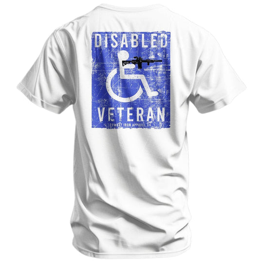 Disabled Veteran Handicap Men's T-Shirt - One Revolver Surfboards