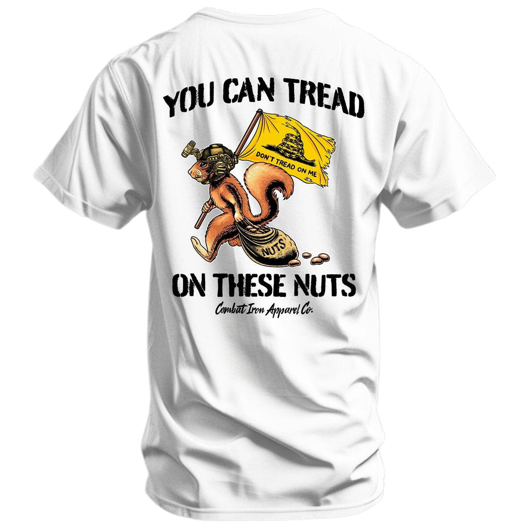 Tread On These Nuts Patriotic Men's T-Shirt - One Revolver Surfboards