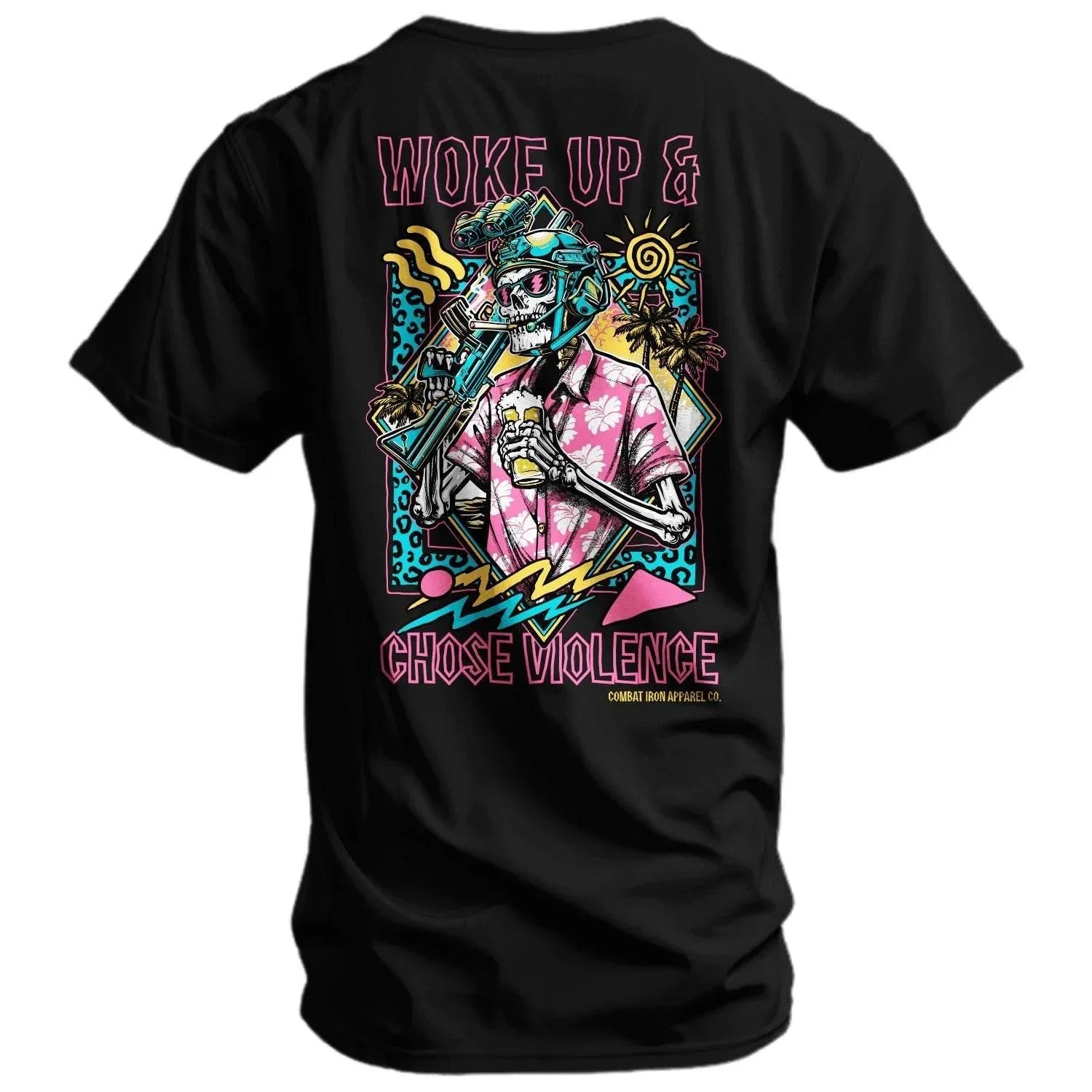 One Revolver Surfboards - Woke Up & Chose Violence Men's T-Shirt GRAPHIC T-SHIRT