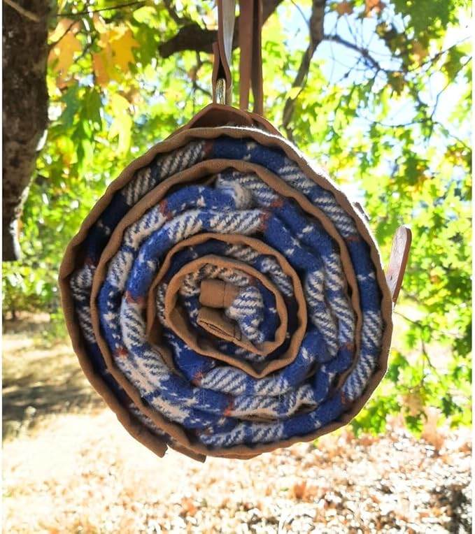 Wool Canvas Camping Blanket - Waxed Canvas Outdoor Blanket / Bushcraft Blanket - One Revolver Surfboards