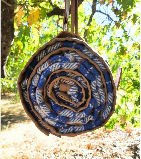 Wool Canvas Camping Blanket - Waxed Canvas Outdoor Blanket / Bushcraft Blanket - One Revolver Surfboards