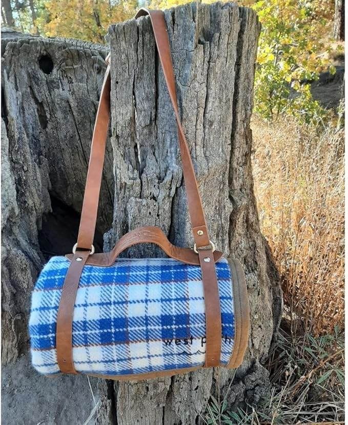 Wool Canvas Camping Blanket - Waxed Canvas Outdoor Blanket / Bushcraft Blanket - One Revolver Surfboards