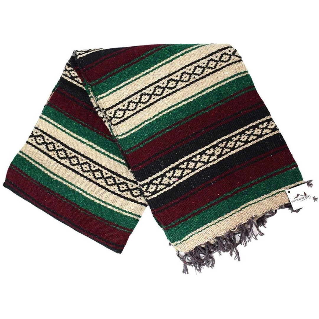 Maroon & Green Mexican Super Falsa Blanket - One Revolver Surfboards