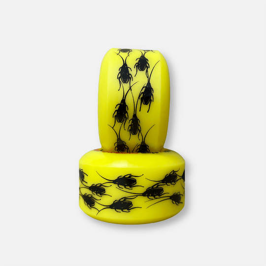 COCKROACH ORIGINAL YELLOW 63mm 96A SKATEBOARD WHEELS - One Revolver Surfboards