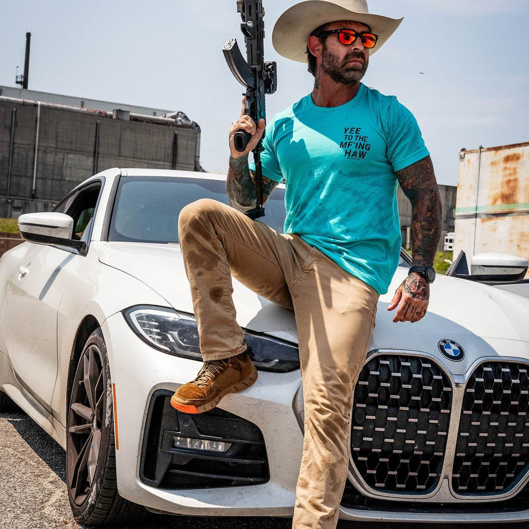 Yee To The Mf'Ing Haw Rodeo Men's T-Shirt - One Revolver Surfboards