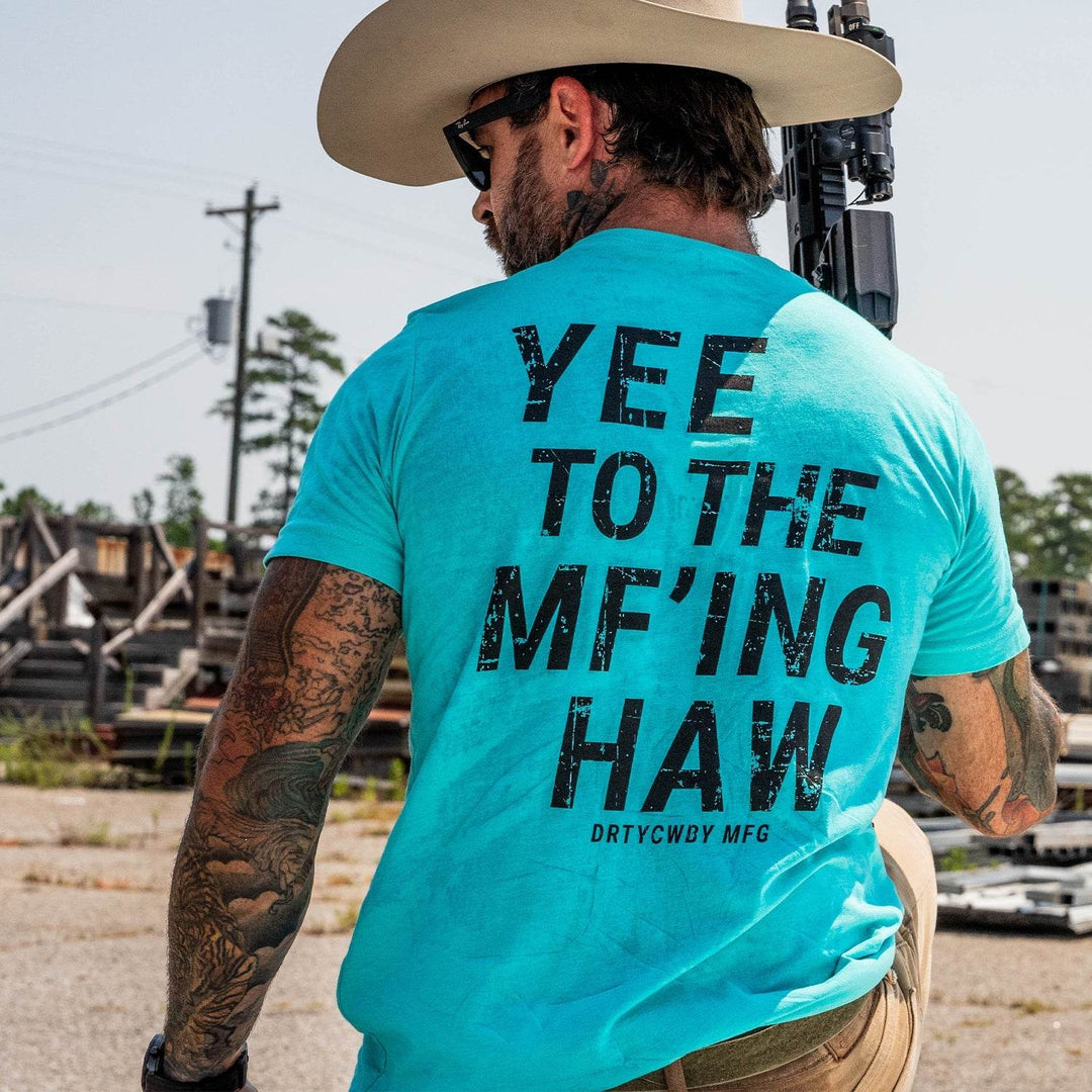 Yee To The Mf'Ing Haw Rodeo Men's T-Shirt - One Revolver Surfboards