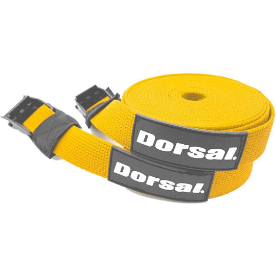 Dorsal Tie Down Straps for Roof Rack Pads Crossbars - Pack of 2 holds Surfboards Kayaks Canoes Paddleboards - One Revolver Surfboards
